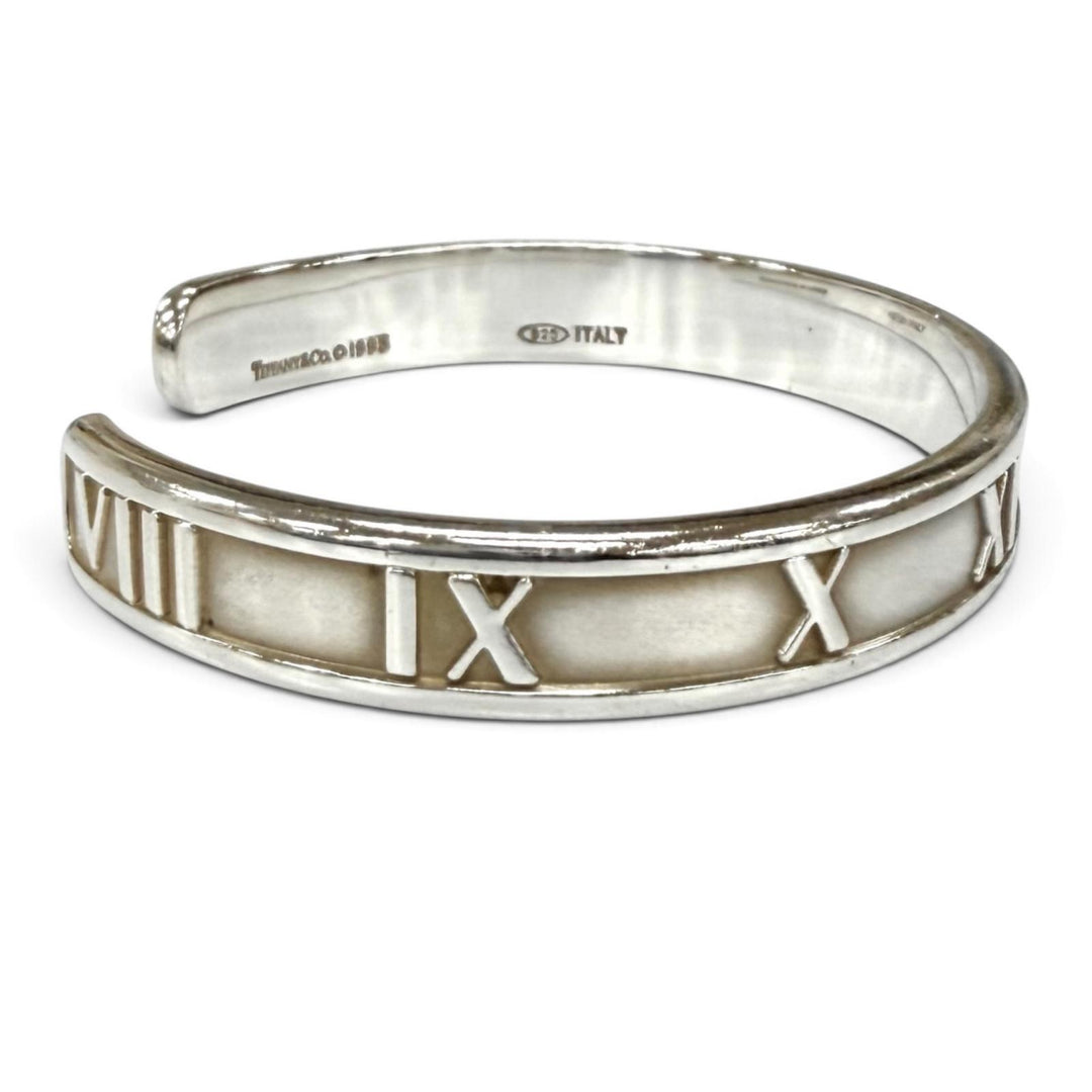 Very Good TIFFANY&Co. Bangle TIFFANY&Co. 1837 Atlas Narrow Cuff Silver 925 Women