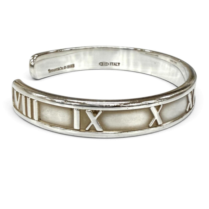 Very Good TIFFANY&Co. Bangle TIFFANY&Co. 1837 Atlas Narrow Cuff Silver 925 Women
