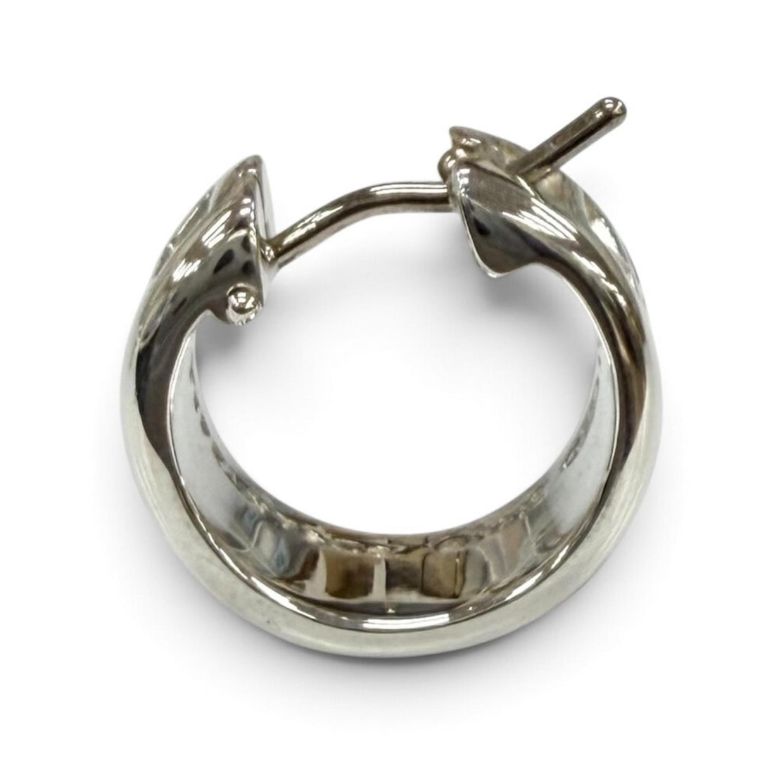 Excellent TIFFANY&Co. Pierce 1995 Atlas Hoop Silver 925 Women