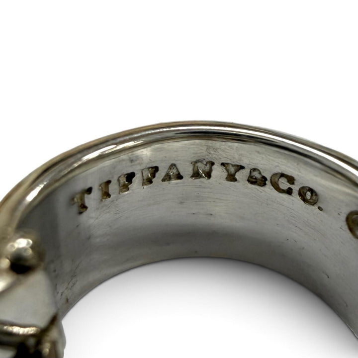 Excellent TIFFANY&Co. Pierce 1995 Atlas Hoop Silver 925 Women
