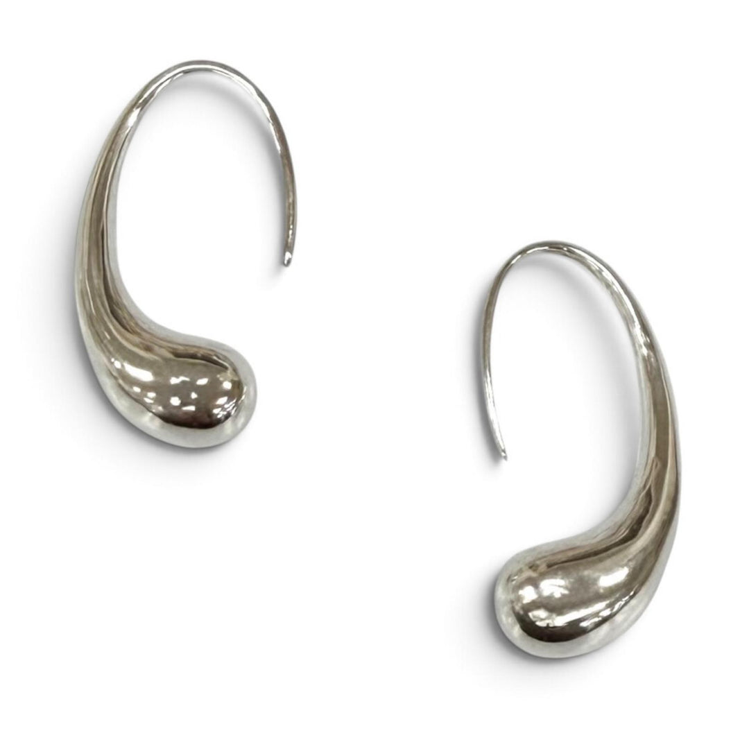 Great TIFFANY&Co. Pierce Teardrop Pierce Silver 925 Women