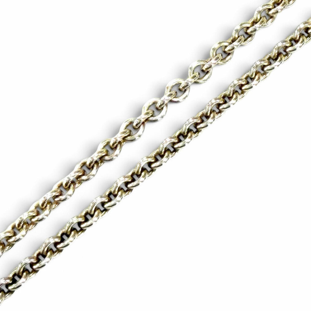 Very Good HERMES Necklace Amulet Kelly Silver AG925 Women