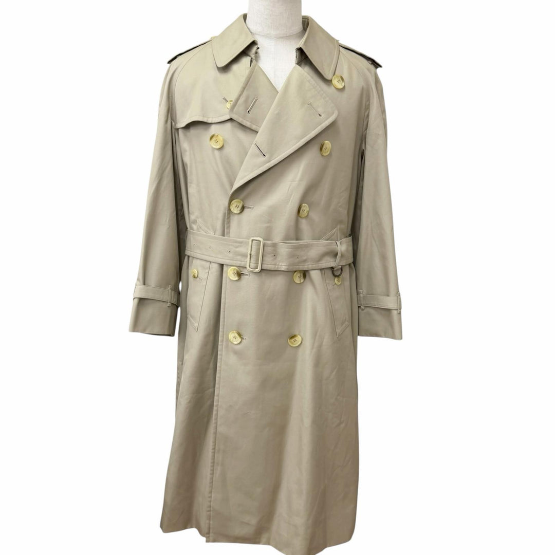 Great Burberrys trench coat Nova check pattern lining included beige cotton