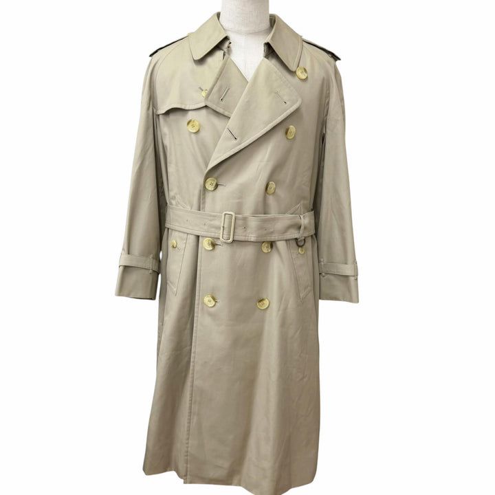 Great Burberrys trench coat Nova check pattern lining included beige cotton