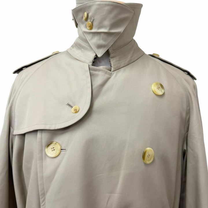 Great Burberrys trench coat Nova check pattern lining included beige cotton