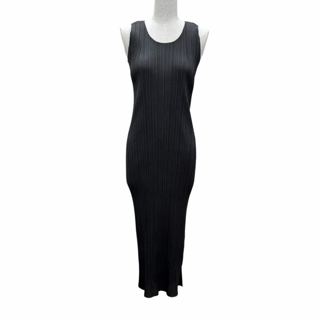 Excellent PLEATS PLEASE ensemble Jackets and dresses Charcoal gray Women