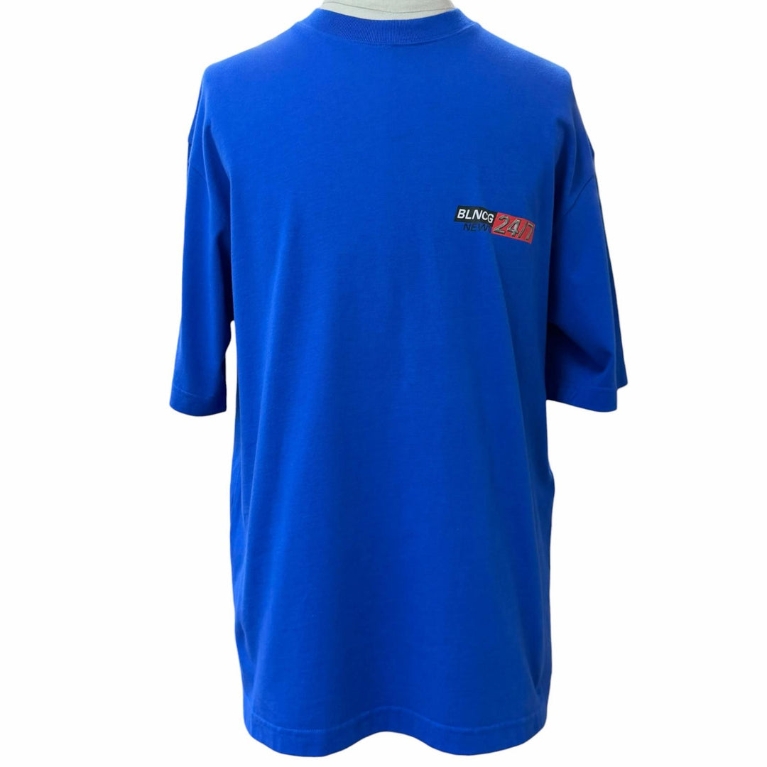 Pristine BALENCIAGA Short sleeve T-shirt NEWS Logo Tee Logo print XS 612966
