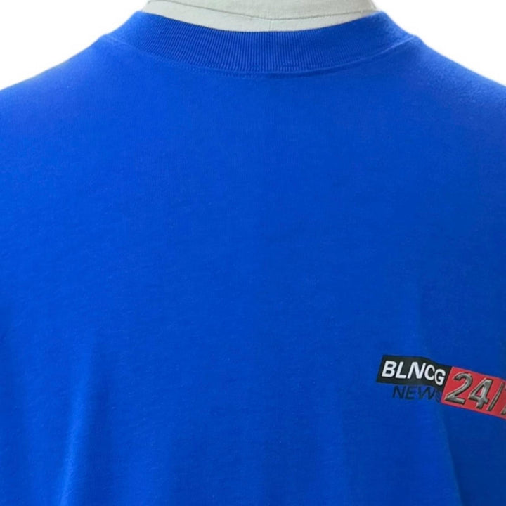 Pristine BALENCIAGA Short sleeve T-shirt NEWS Logo Tee Logo print XS 612966