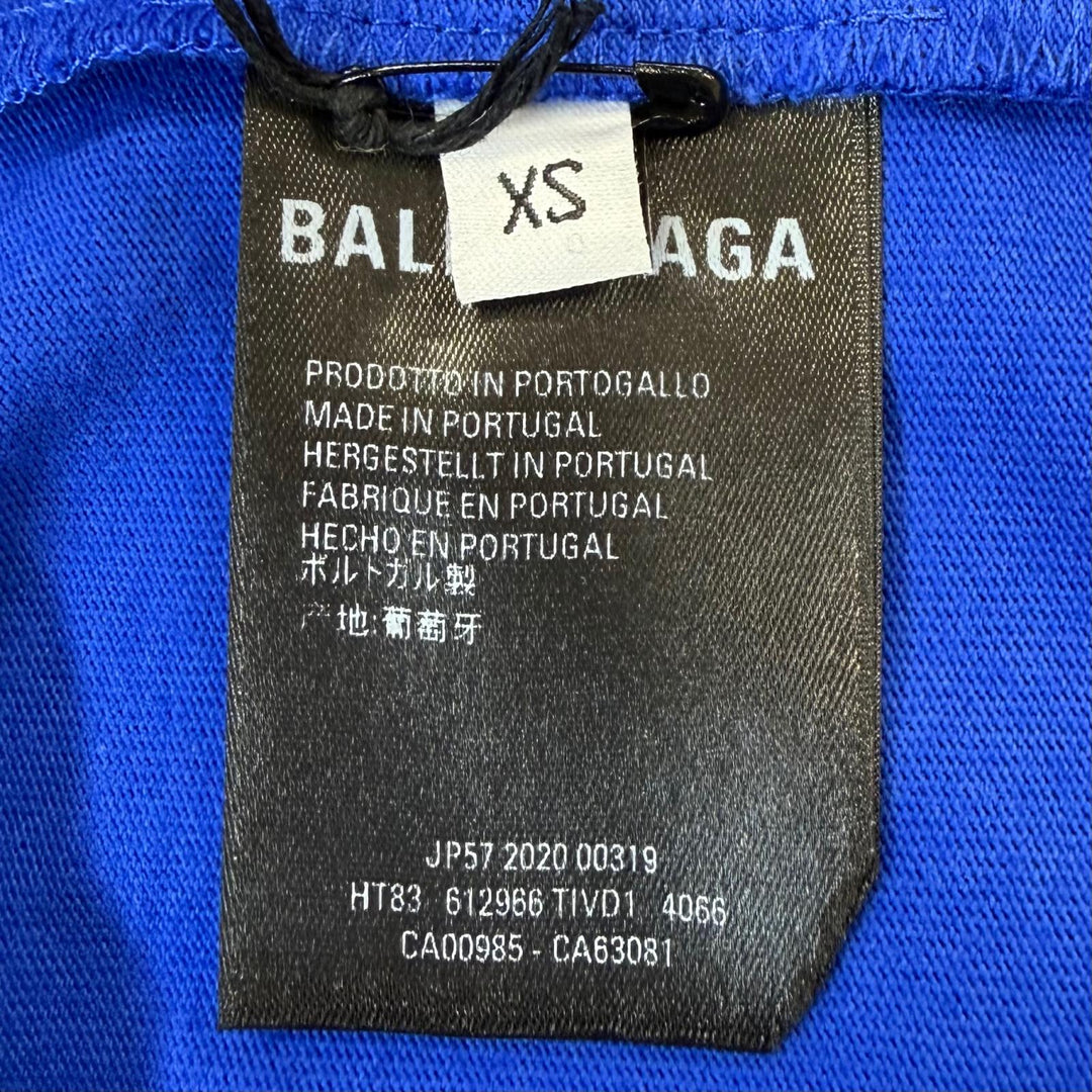 Pristine BALENCIAGA Short sleeve T-shirt NEWS Logo Tee Logo print XS 612966
