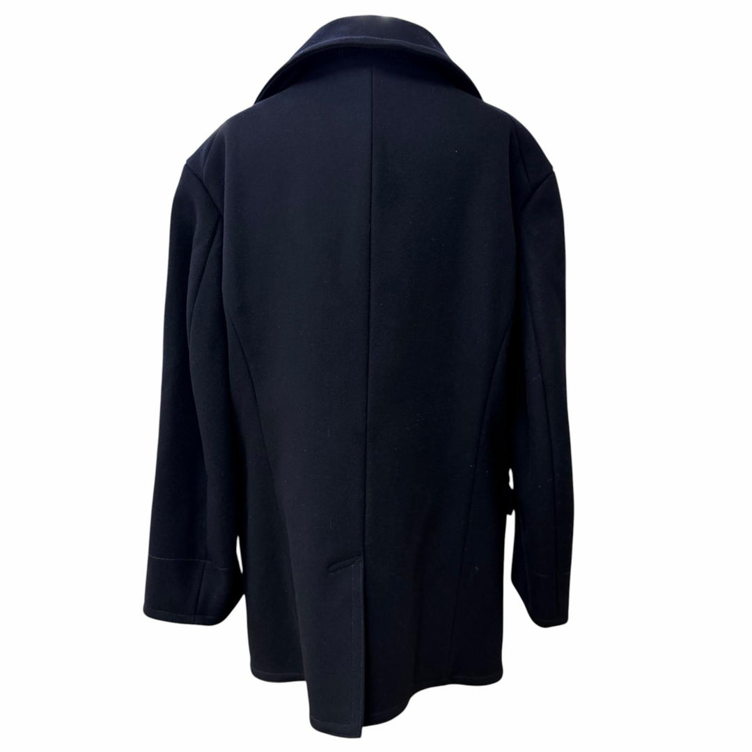 Excellent The REAL McCOY'S pea coat NAVAL CLOTHING FACTORY U.S. NAVY PEA COAT M