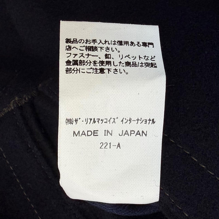 Excellent The REAL McCOY'S pea coat NAVAL CLOTHING FACTORY U.S. NAVY PEA COAT M