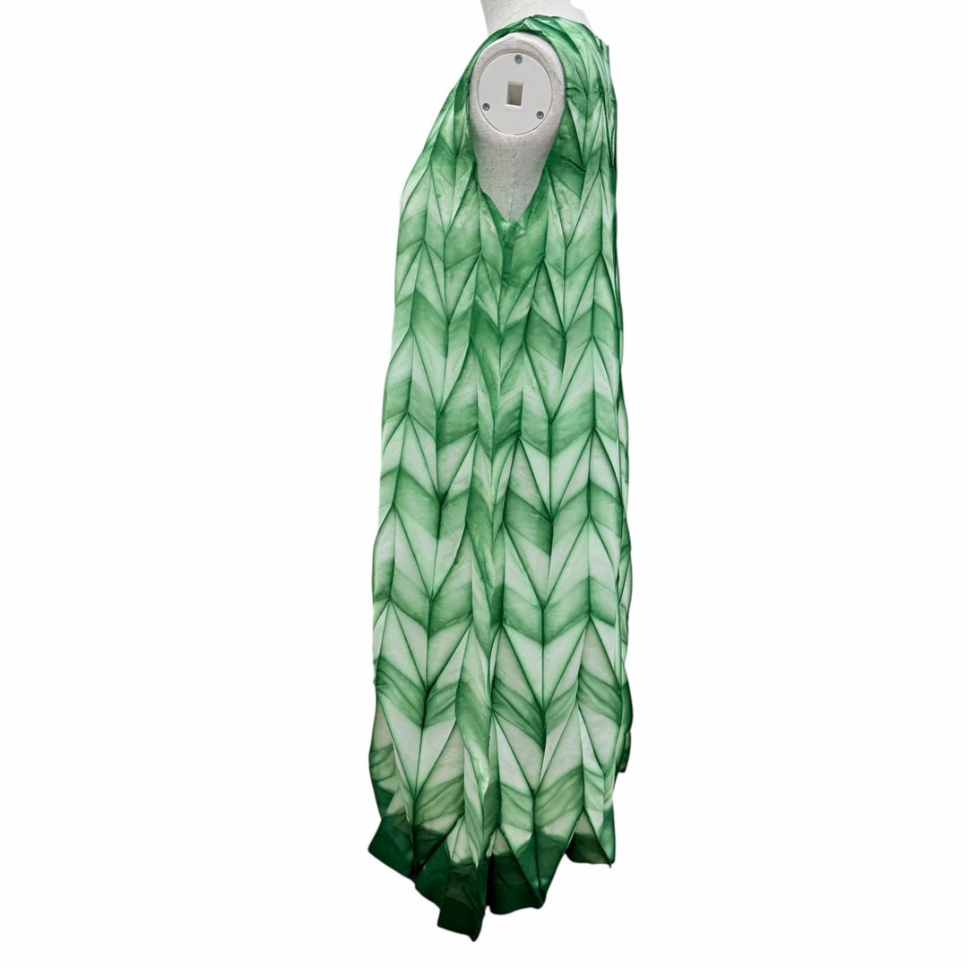 Excellent ISSEY MIYAKE one piece No sleeve Green system Women 2 IM02FH666