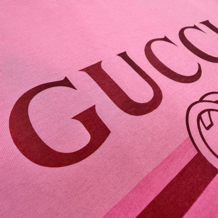 Pristine GUCCI Short sleeve T-shirt Interlocking G Logo print Crew neck 796395