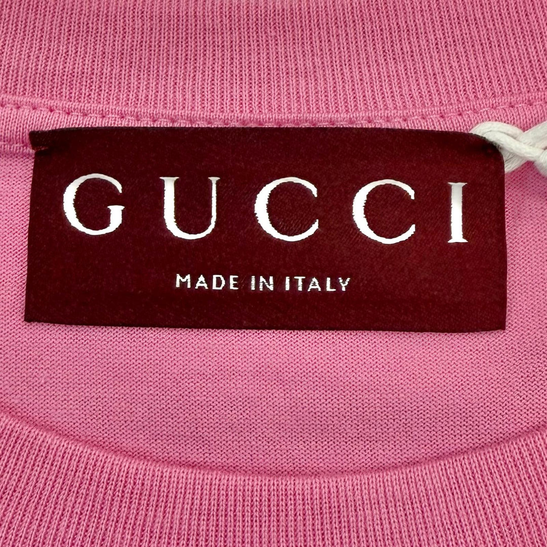 Pristine GUCCI Short sleeve T-shirt Interlocking G Logo print Crew neck 796395