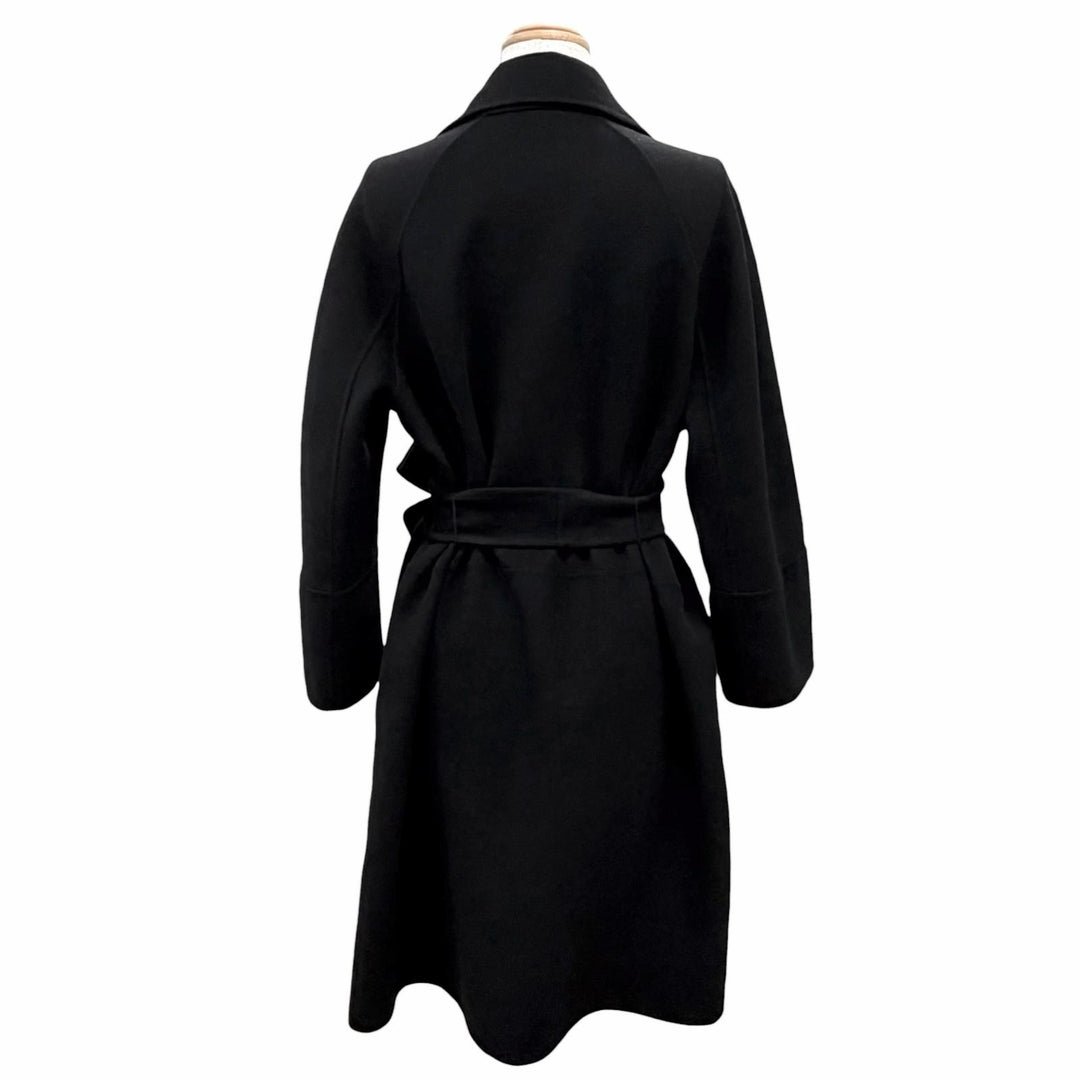 Excellent S MaxMara coat Pure virgin wool double-faced long wrap IT 40 901610196