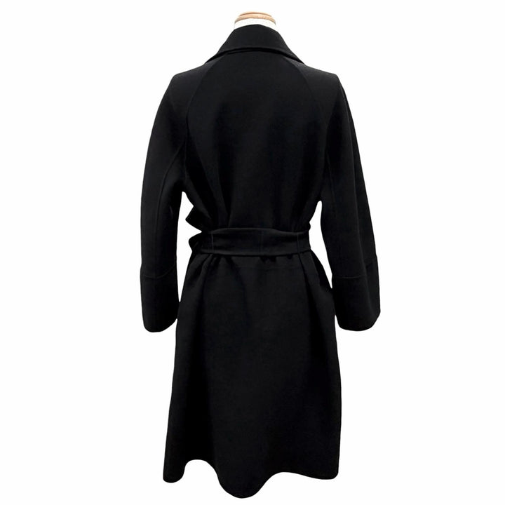 Excellent S MaxMara coat Pure virgin wool double-faced long wrap IT 40 901610196