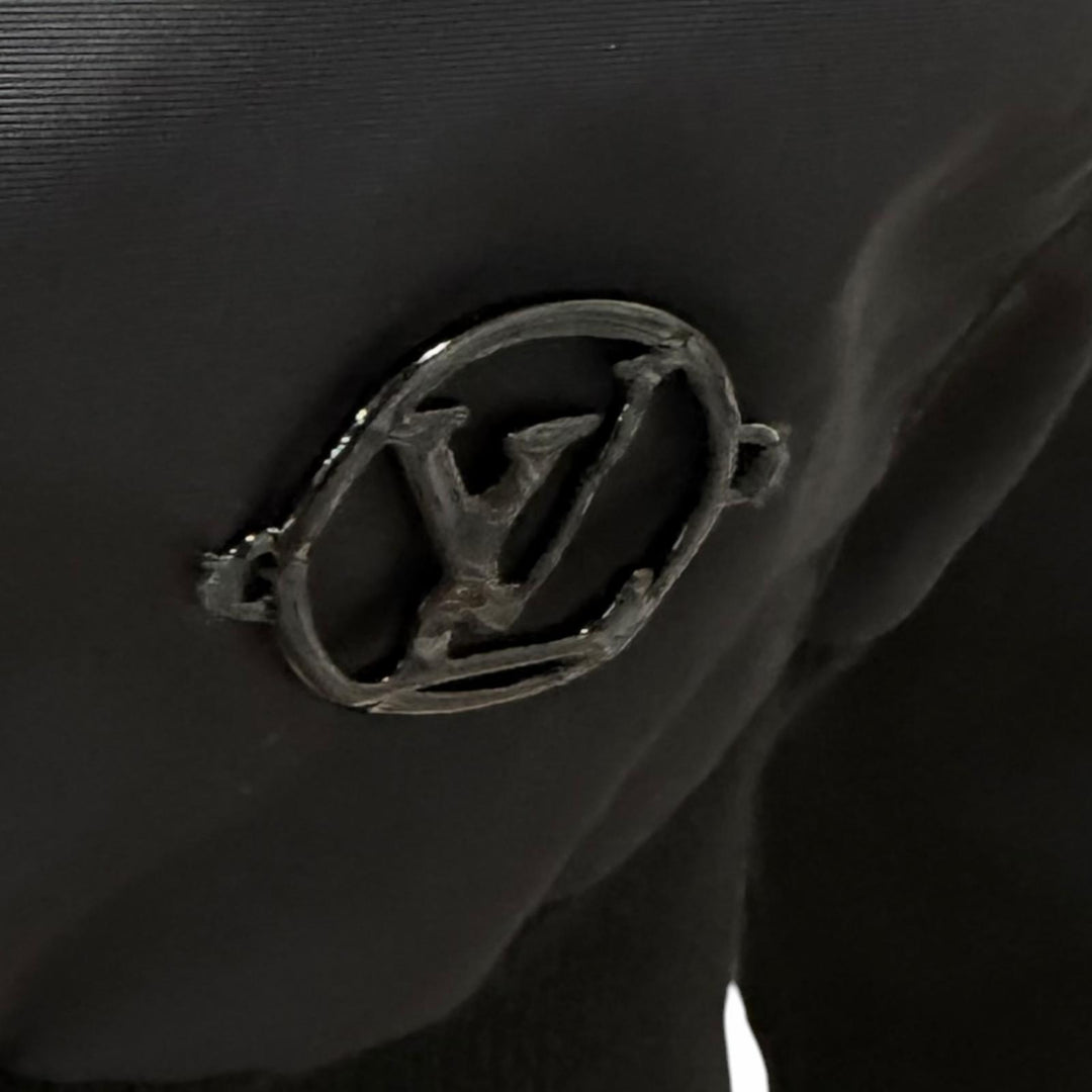 Excellent LOUIS VUITTON hoodie LV Circle Logo Metal Embroidery