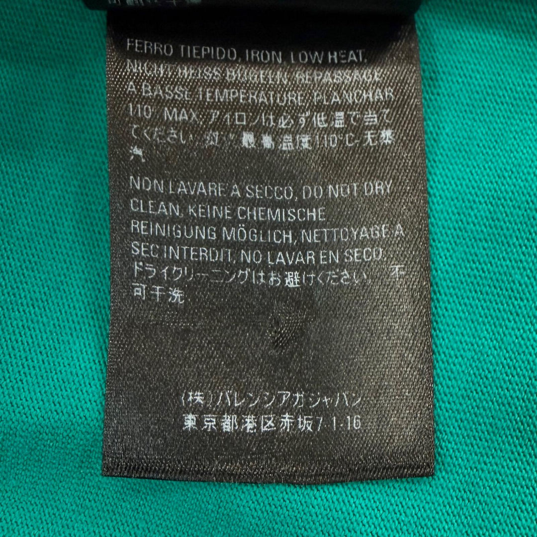 Excellent BALENCIAGA Short sleeve T-shirt PARIS FLAG TEE Embroidered logo 594579