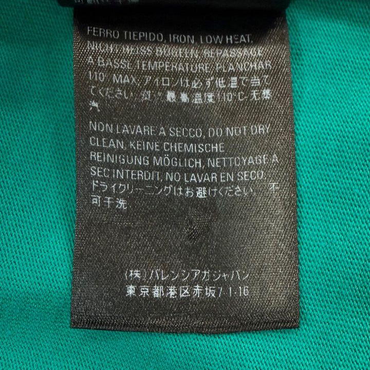 Excellent BALENCIAGA Short sleeve T-shirt PARIS FLAG TEE Embroidered logo 594579