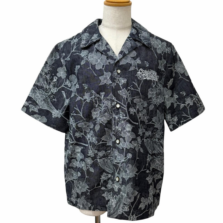 Excellent LOUIS VUITTON two-piece set Floral Jacquard Denim