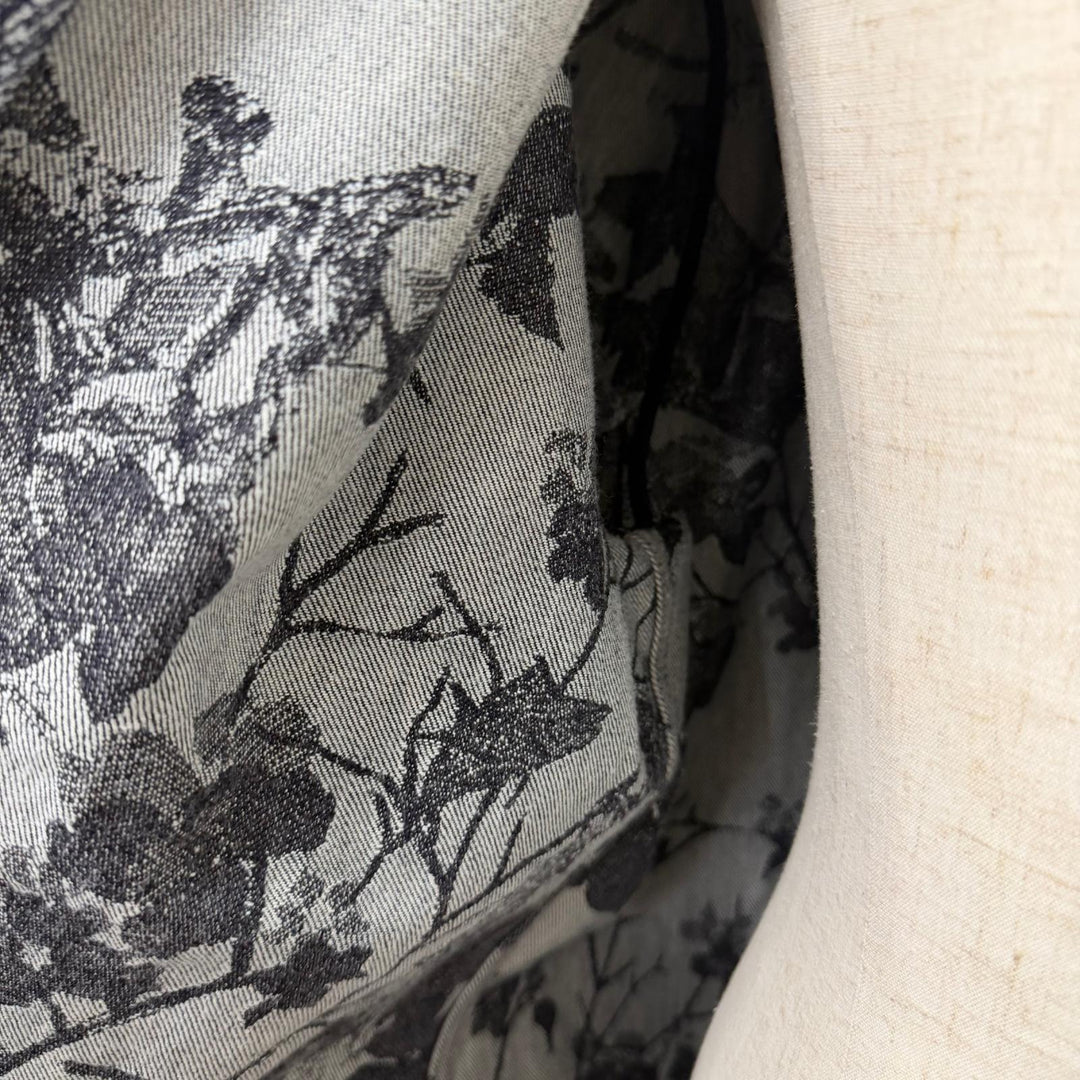 Excellent LOUIS VUITTON two-piece set Floral Jacquard Denim