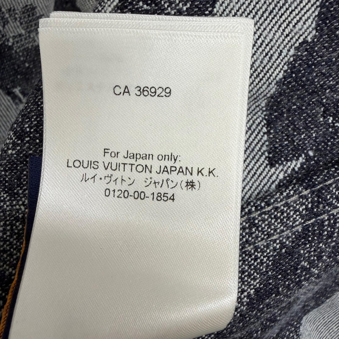 Excellent LOUIS VUITTON two-piece set Floral Jacquard Denim