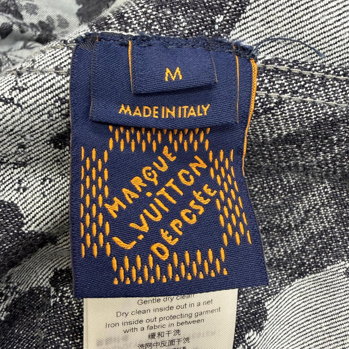 Excellent LOUIS VUITTON two-piece set Floral Jacquard Denim