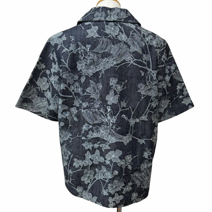 Excellent LOUIS VUITTON two-piece set Floral Jacquard Denim