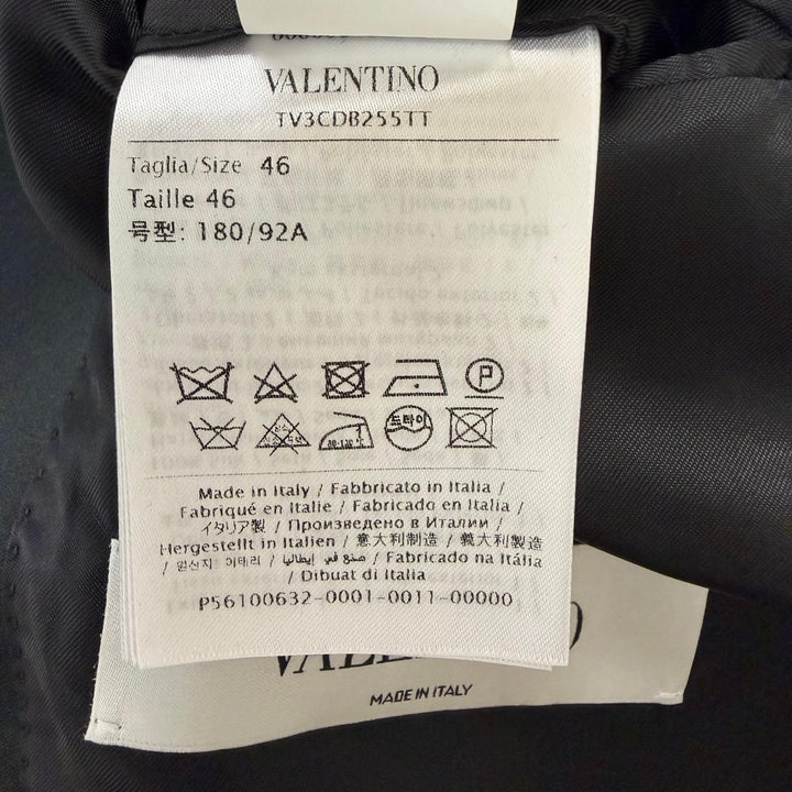 Pristine VALENTINO suit Single-breasted tuxedo two-piece set with twill finish