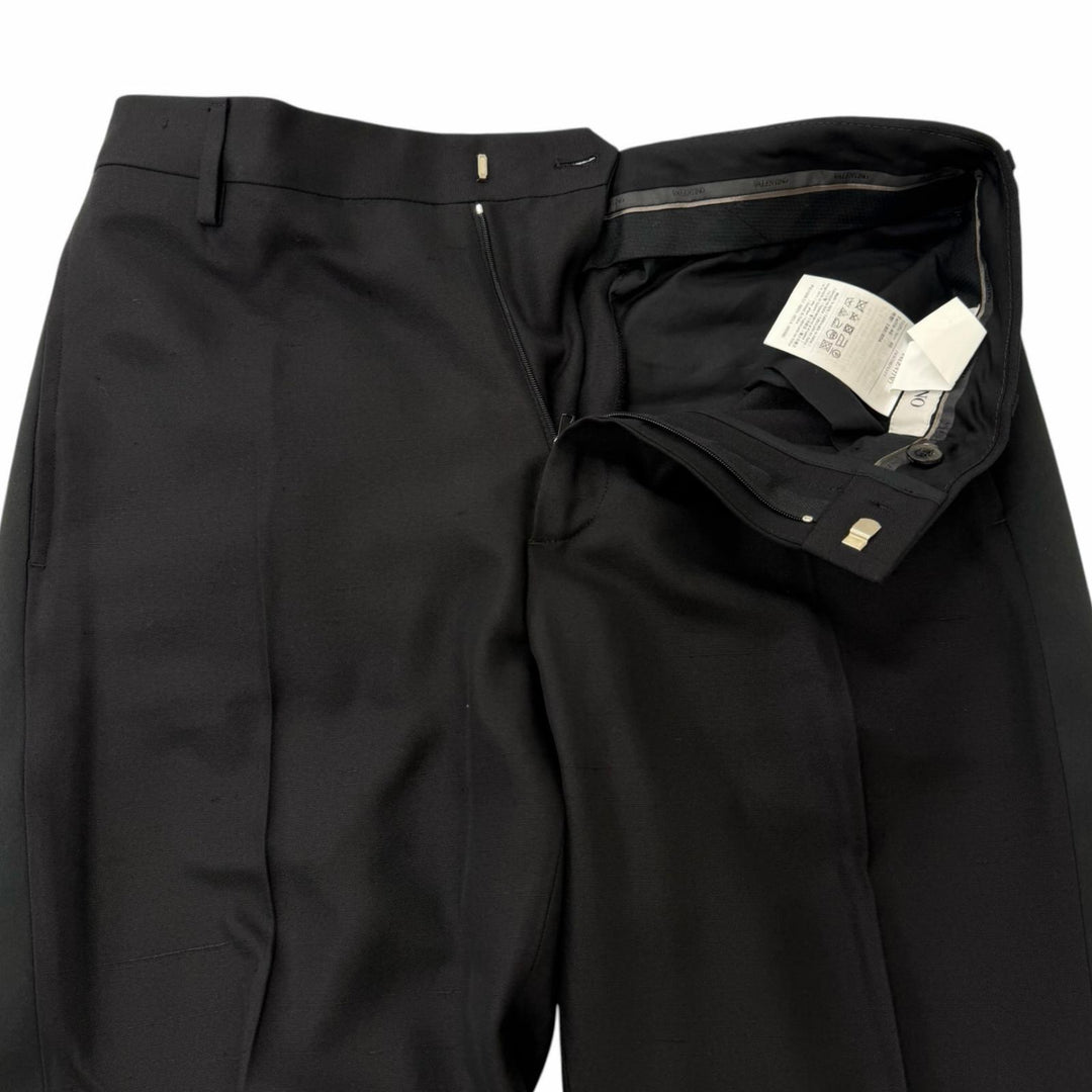 Pristine VALENTINO suit Single-breasted tuxedo two-piece set with twill finish