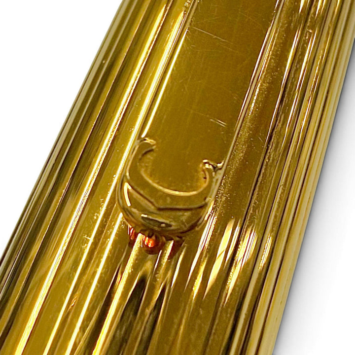 Very Good Cartier fountain pen Pasha de Cartier Marble Pattern gold 18K mens