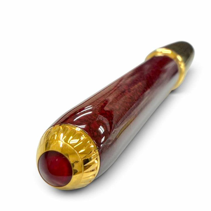 Very Good Cartier fountain pen Pasha de Cartier Marble Pattern gold 18K mens