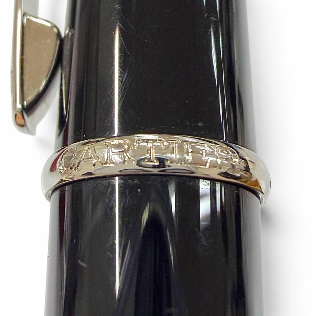 Excellent Cartier Ballpoint pen Diaboro de Cartier Twist type Blue Gemstone