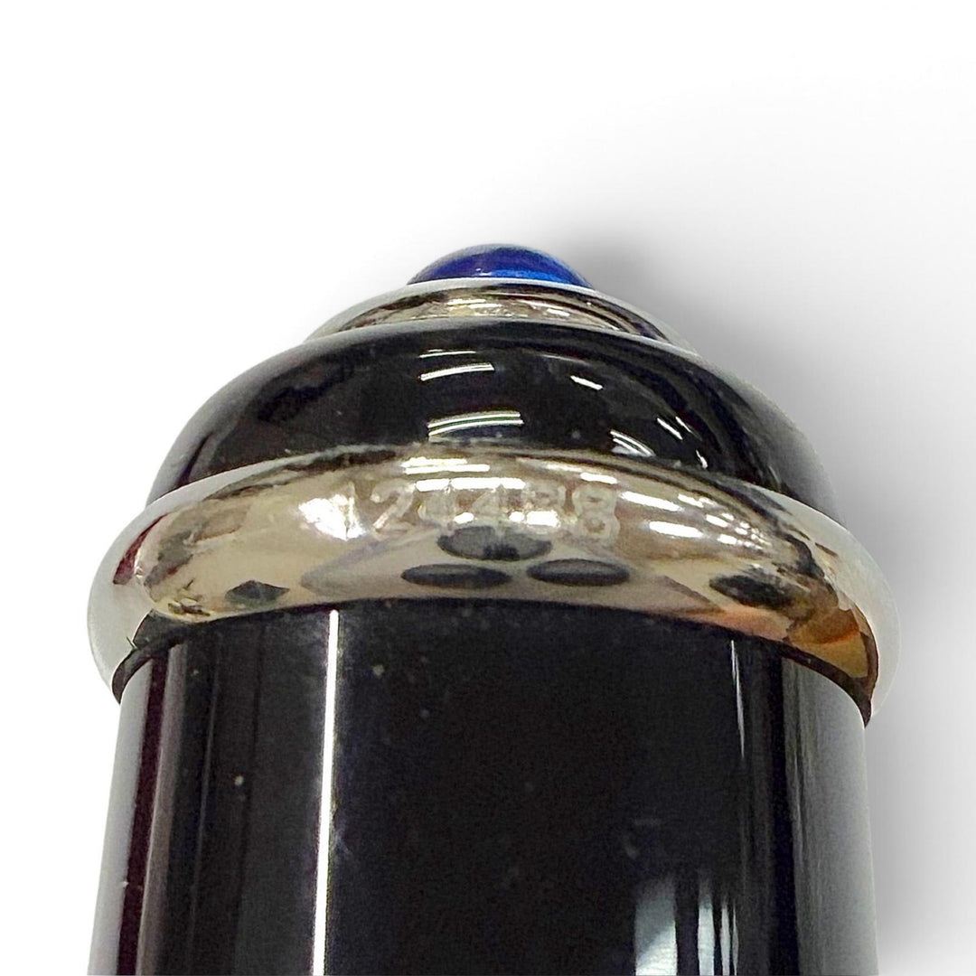 Excellent Cartier Ballpoint pen Diaboro de Cartier Twist type Blue Gemstone