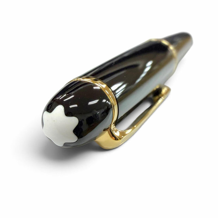 Pristine MONTBLANC fountain pen Meisterstück 145 Classic black 14K mens