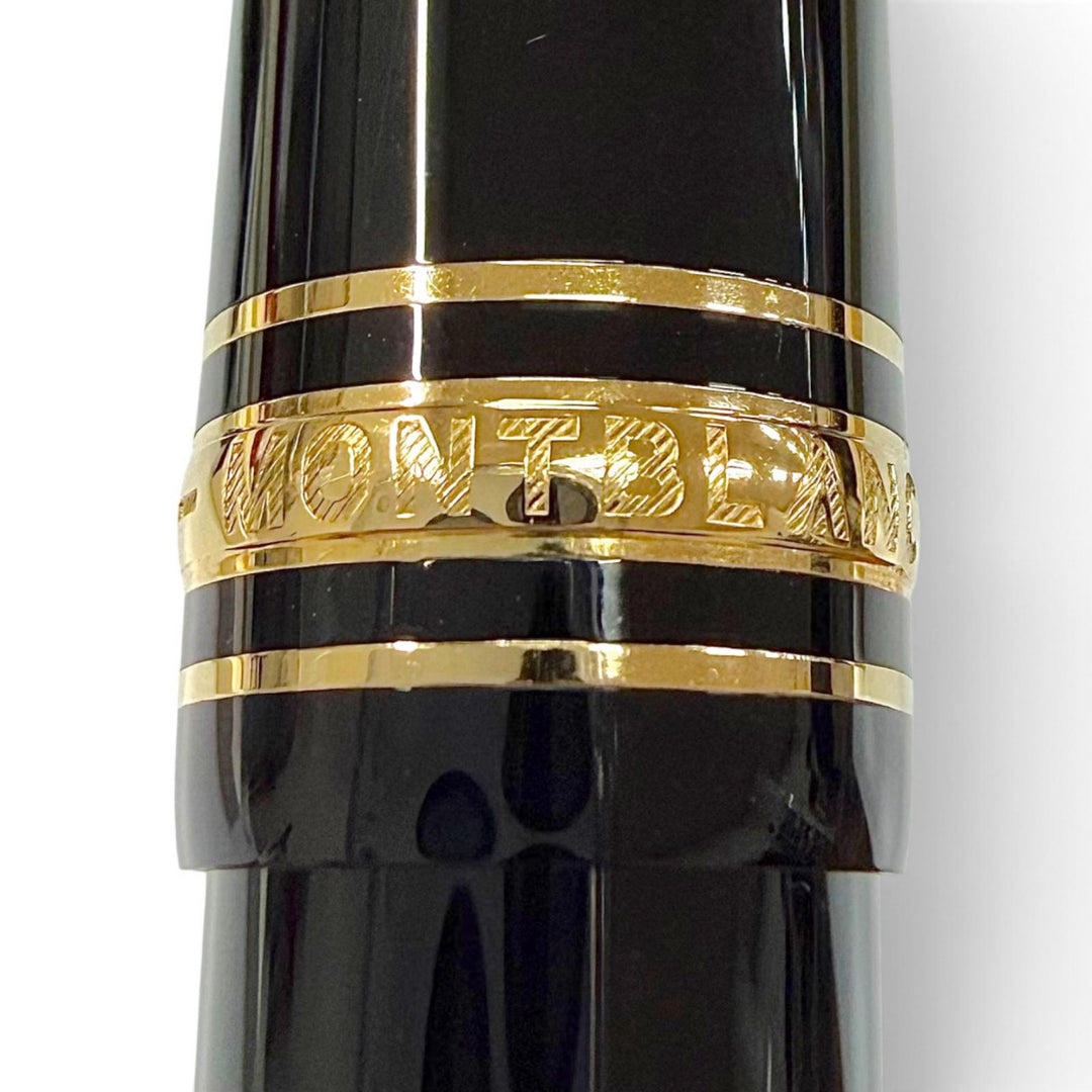 Pristine MONTBLANC fountain pen Meisterstück 145 Classic black 14K mens