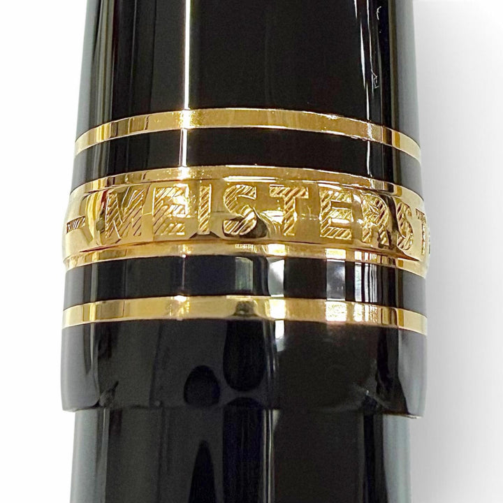 Pristine MONTBLANC fountain pen Meisterstück 145 Classic black 14K mens