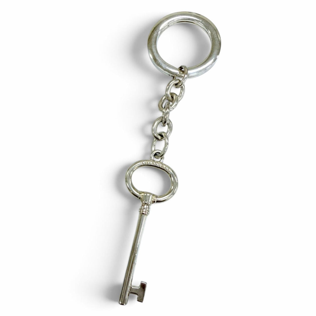 Great TIFFANY&Co. key ring Key-shaped key ring Silver AG925 Women