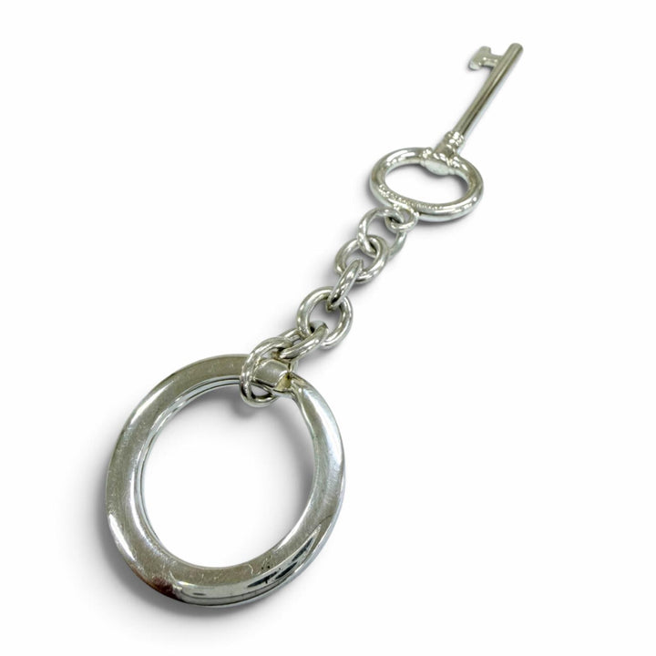 Great TIFFANY&Co. key ring Key-shaped key ring Silver AG925 Women