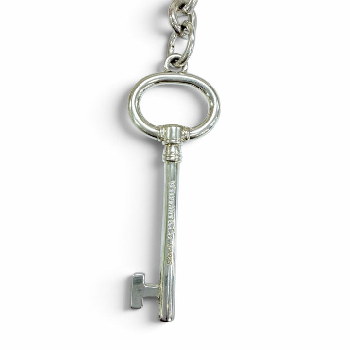 Great TIFFANY&Co. key ring Key-shaped key ring Silver AG925 Women