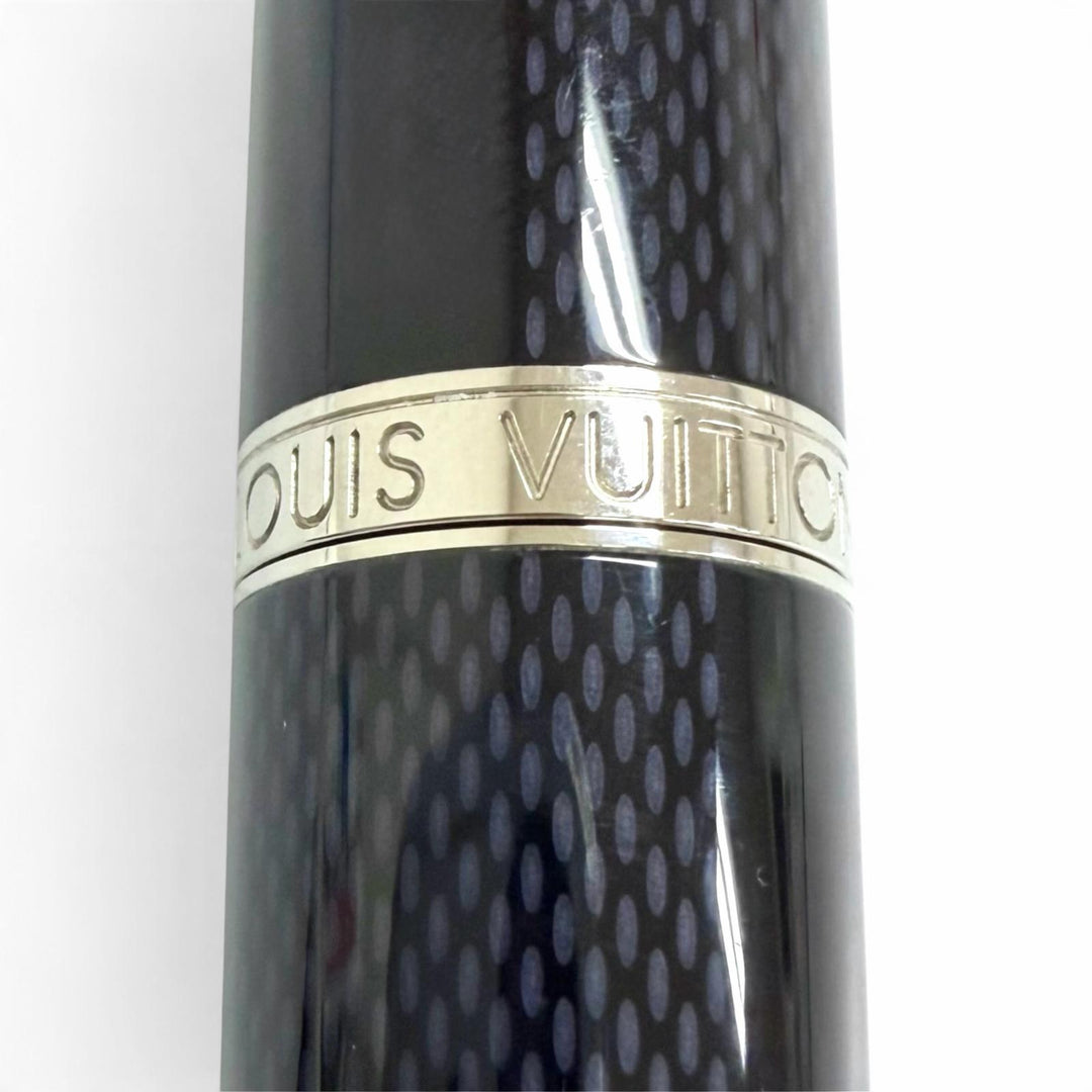 Great LOUIS VUITTON Ballpoint pen Grand Tour Damier Graphite black