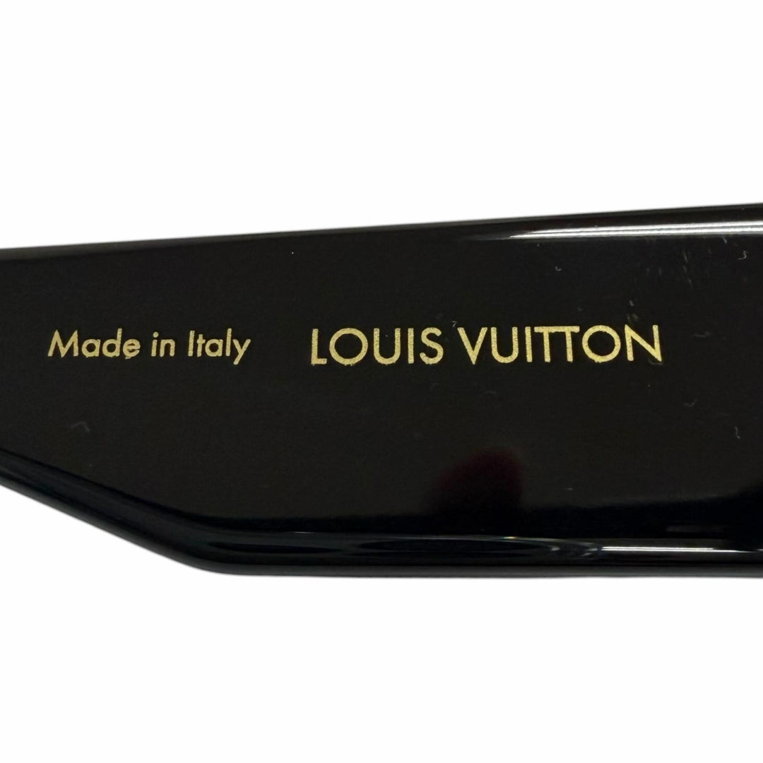 Great LOUIS VUITTON Sunglasses Cyclone black mens Z1578E