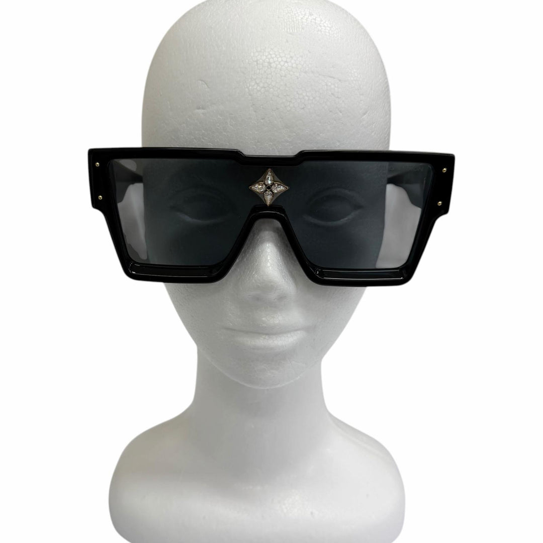 Great LOUIS VUITTON Sunglasses Cyclone black mens Z1578E