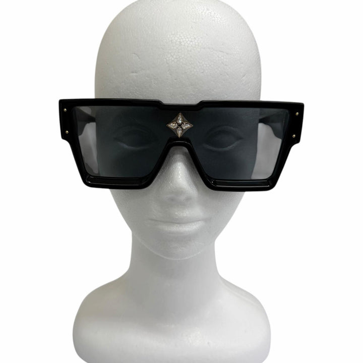 Great LOUIS VUITTON Sunglasses Cyclone black mens Z1578E