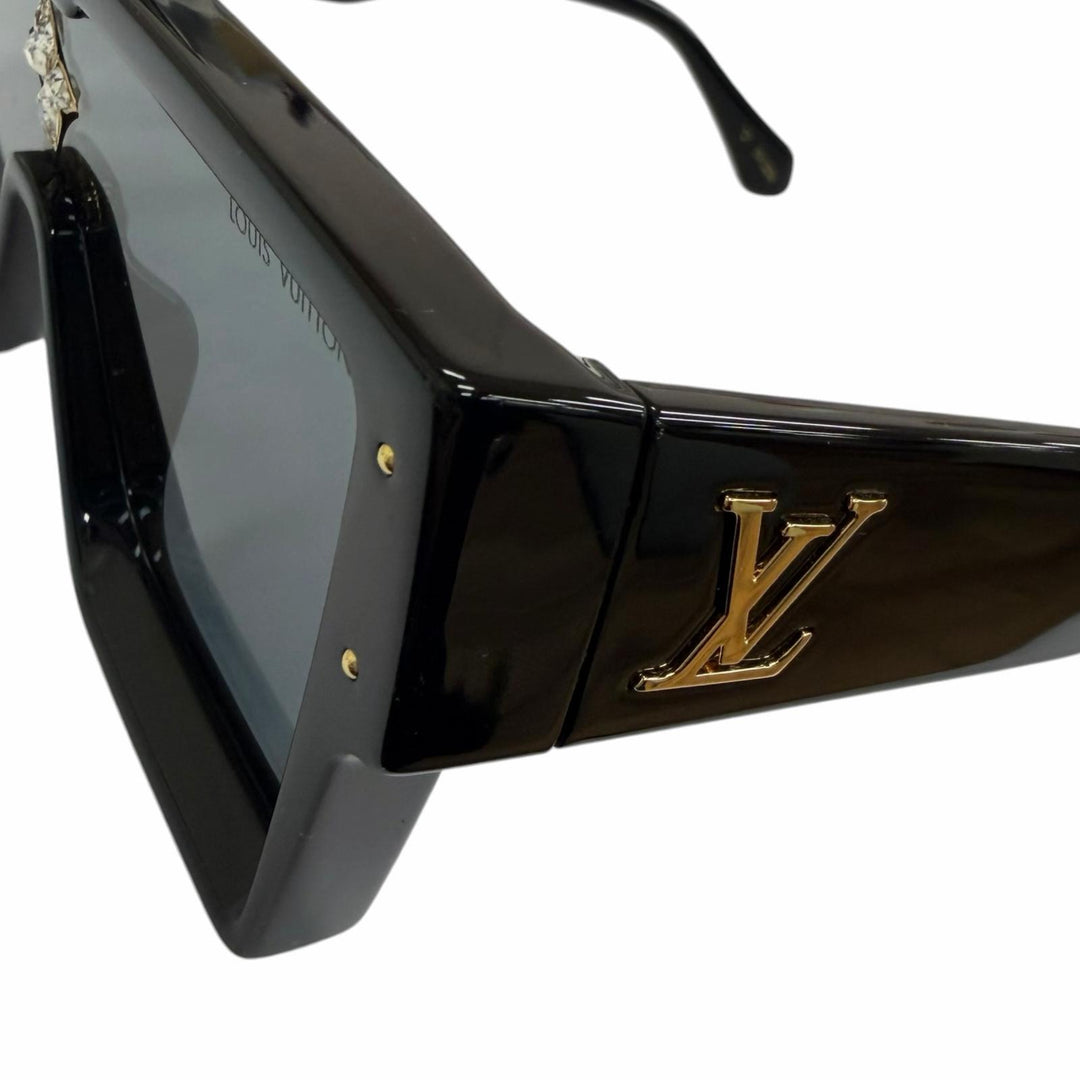 Great LOUIS VUITTON Sunglasses Cyclone black mens Z1578E