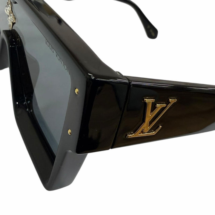Great LOUIS VUITTON Sunglasses Cyclone black mens Z1578E