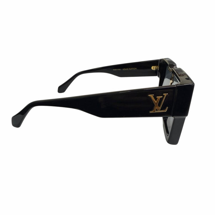 Great LOUIS VUITTON Sunglasses Cyclone black mens Z1578E