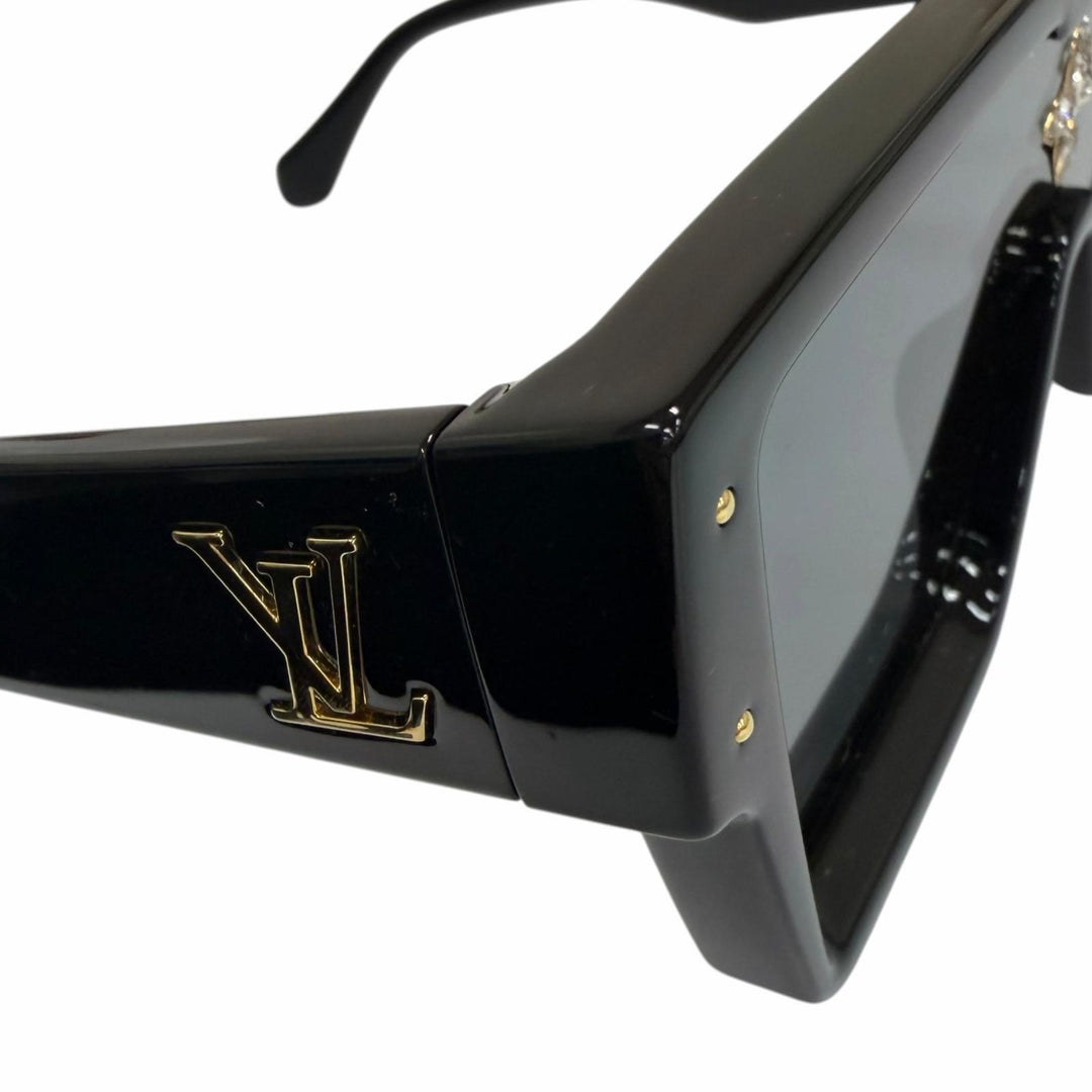 Great LOUIS VUITTON Sunglasses Cyclone black mens Z1578E