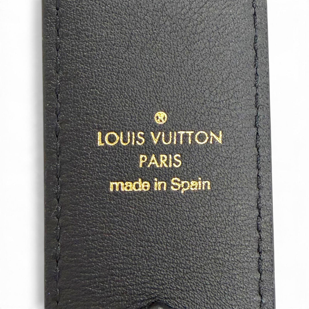 Great LOUIS VUITTON Shoulder strap Monogram Brown leather Women J02288