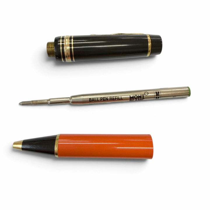 Very Good MONTBLANC Ballpoint pen Author Series 1992: Hemingway black mens